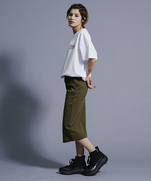 RVCA(ルーカ)の「【ムラサキスポーツ別注】RVCA/ルーカ/ワンポイント刺繍/ルーズスカート BD043-622(スカート・レディース・ベージュ/カーキオリーブ/ブラック・S/M)」の10枚目の写真