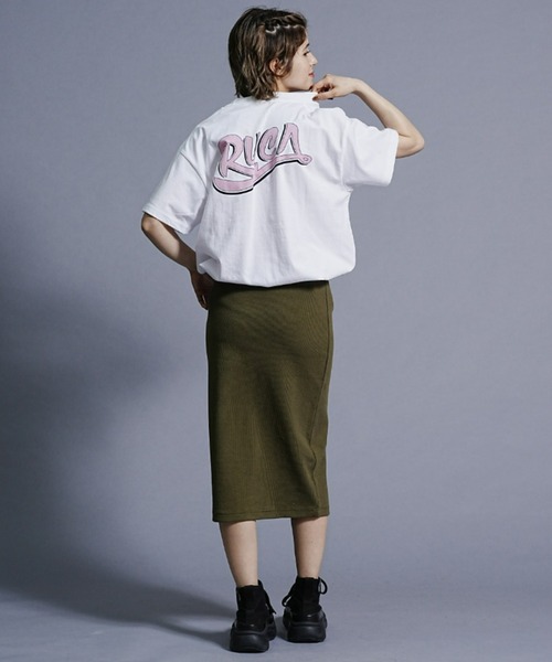 RVCA(ルーカ)の「【ムラサキスポーツ別注】RVCA/ルーカ/ワンポイント刺繍/ルーズスカート BD043-622(スカート・レディース・ベージュ/カーキオリーブ/ブラック・S/M)」の11枚目の写真