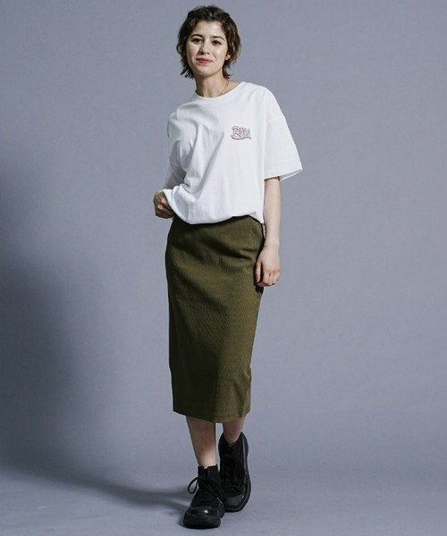 RVCA(ルーカ)の「【ムラサキスポーツ別注】RVCA/ルーカ/ワンポイント刺繍/ルーズスカート BD043-622(スカート・レディース・ベージュ/カーキオリーブ/ブラック・S/M)」の15枚目の写真