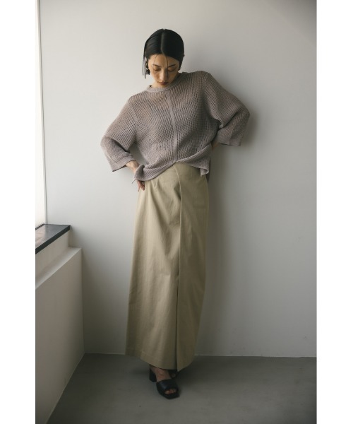 STYLEMIXER(スタイルミキサー)の「2WAYクロシェニット(ニット/セーター・レディース・ブラック/ベージュ/ピンク/ホワイト・FREE)」の12枚目の写真