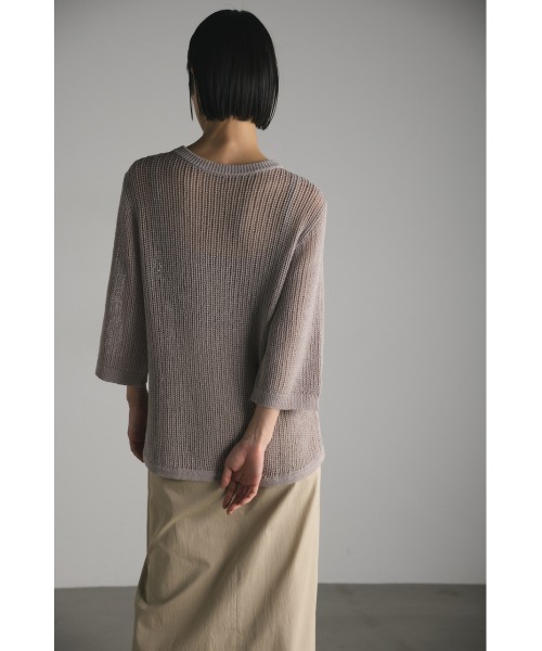 STYLEMIXER(スタイルミキサー)の「2WAYクロシェニット(ニット/セーター・レディース・ブラック/ベージュ/ピンク/ホワイト・FREE)」の16枚目の写真