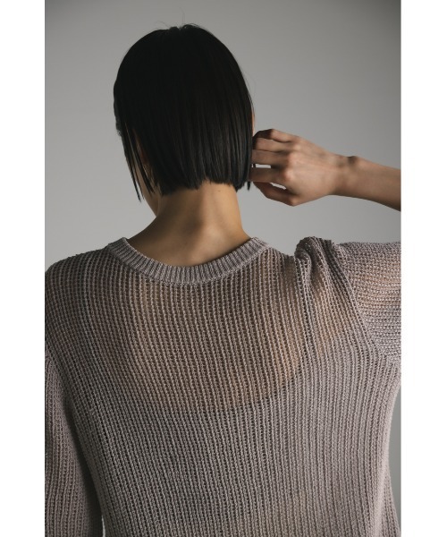 STYLEMIXER(スタイルミキサー)の「2WAYクロシェニット(ニット/セーター・レディース・ブラック/ベージュ/ピンク/ホワイト・FREE)」の17枚目の写真