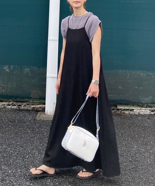 CORNERS（コーナーズ）の「バックギャザーキャミワンピース