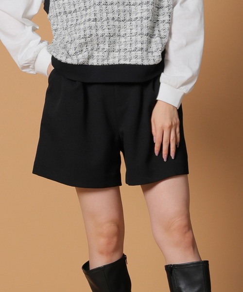 Honeys（ハニーズ）の「ショートパンツ（その他パンツ・レディース・ブラック/ダークグレー・SS/S/M/L/LL）」の2枚目の写真