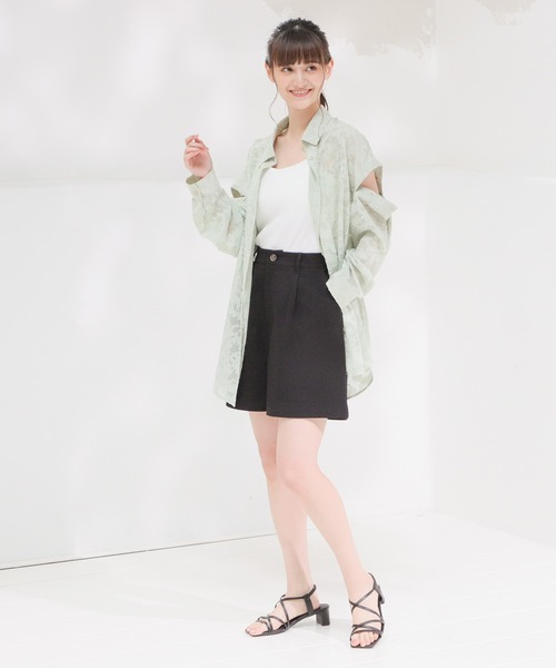 Honeys（ハニーズ）の「ショートパンツ（その他パンツ・レディース・ブラック/ダークグレー・SS/S/M/L/LL）」の13枚目の写真