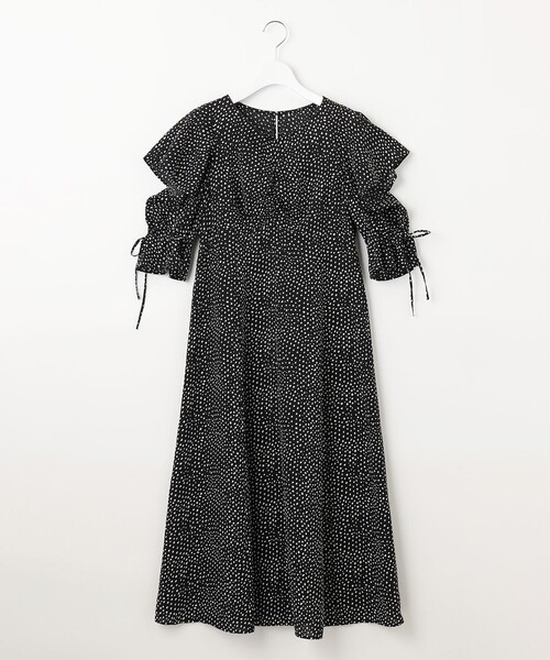 Feroux(フェルゥ)の「【洗える】ショルダーオープンドット ワンピース(ワンピース・レディース・ホワイト系5/ブラック系5・F)」の18枚目の写真