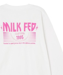 MILKFED. | LIGHTNING LOGO L/S TEE(Tシャツ/カットソー)