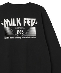 MILKFED. | LIGHTNING LOGO L/S TEE(Tシャツ/カットソー)