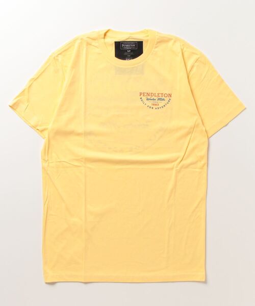 PENDLETON(ペンドルトン)の「アドベンチャーウェーブグラフィックTシャツ(Tシャツ/カットソー・メンズ・サックスブルー/ベージュ系その他・LARGE/X-LARGE/SMALL/MEDIUM)」の1枚目の写真