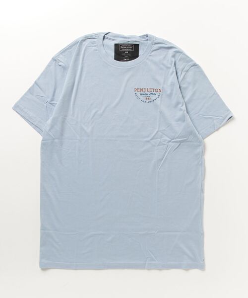 PENDLETON(ペンドルトン)の「アドベンチャーウェーブグラフィックTシャツ(Tシャツ/カットソー・メンズ・サックスブルー/ベージュ系その他・LARGE/X-LARGE/SMALL/MEDIUM)」の2枚目の写真