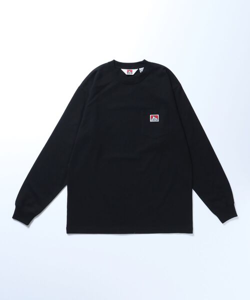 BEN DAVIS（ベンデイビス）の「【BEN DAVIS(ベンデイビス)】LONG SLEEVE POCKET TEE(REGULAR) / ピスネーム ポケット ロンT ワンポイント 長袖（Tシャツ/カットソー・メンズ・オフホワイト/ブルー/カーキ/ダークパープル/ブラック/ブルー系その他2/チャコール/オレンジ系その他5/ホワイト/グリーン系その他/ダークネイビー/グリーン系その他4・SMALL/MEDIUM/LARGE/X-LARGE）」の13枚目の写真