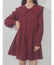 merry jenny | フリルカラータックミニワンピース(ワンピース)