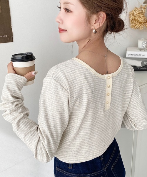 セール】【累計販売枚数2万枚突破！】前後2WAY袖くしゅくしゅヘンリー