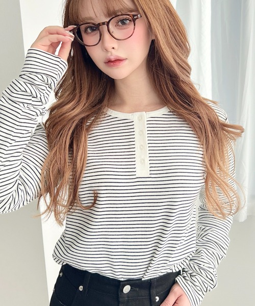 セール】【累計販売枚数2万枚突破！】前後2WAY袖くしゅくしゅヘンリー