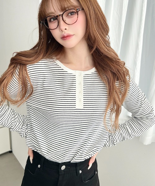 セール】【累計販売枚数2万枚突破！】前後2WAY袖くしゅくしゅヘンリー