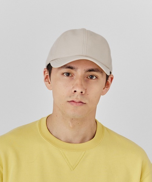 ORNERTE（オルネート）の「ORNERTE  BASIC 6P CAP_MID TYPE_FL / 【ユニセックス】 オルネート ベーシック 6パネル フェイクレザーキャップ（キャップ・メンズ・ブラック/ライトベージュ・FREE）」の16枚目の写真