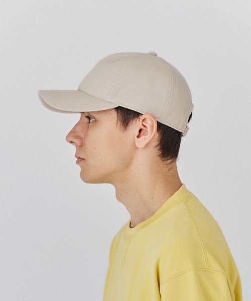 ORNERTE（オルネート）の「ORNERTE  BASIC 6P CAP_MID TYPE_FL / 【ユニセックス】 オルネート ベーシック 6パネル フェイクレザーキャップ（キャップ・メンズ・ブラック/ライトベージュ・FREE）」の15枚目の写真