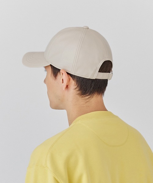 ORNERTE（オルネート）の「ORNERTE  BASIC 6P CAP_MID TYPE_FL / 【ユニセックス】 オルネート ベーシック 6パネル フェイクレザーキャップ（キャップ・メンズ・ブラック/ライトベージュ・FREE）」の14枚目の写真
