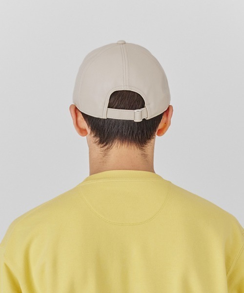 ORNERTE（オルネート）の「ORNERTE  BASIC 6P CAP_MID TYPE_FL / 【ユニセックス】 オルネート ベーシック 6パネル フェイクレザーキャップ（キャップ・メンズ・ブラック/ライトベージュ・FREE）」の13枚目の写真