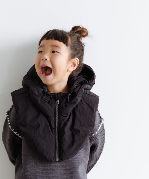 LOWRYS FARM(ローリーズファーム)の「エアサーマルバラクラバ 907333(ネックウォーマー/スヌード・キッズ・グリーン/アイボリー/ブラック・FREE)」の14枚目の写真