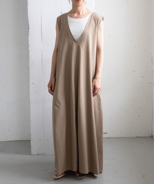 FORK&SPOON（フォークアンドスプーン）の「FORK&SPOON　フライスタンクトップ（タンクトップ・レディース・ブラック/オフホワイト・1）」の10枚目の写真