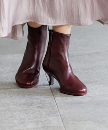 【Made in Japan】【撥水】ラウンドトゥソフトレザーブーツ/631409