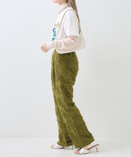 ジュリエ Julie 定番☆ギャザーパンツ☆ カーキー 0サイズ 新品