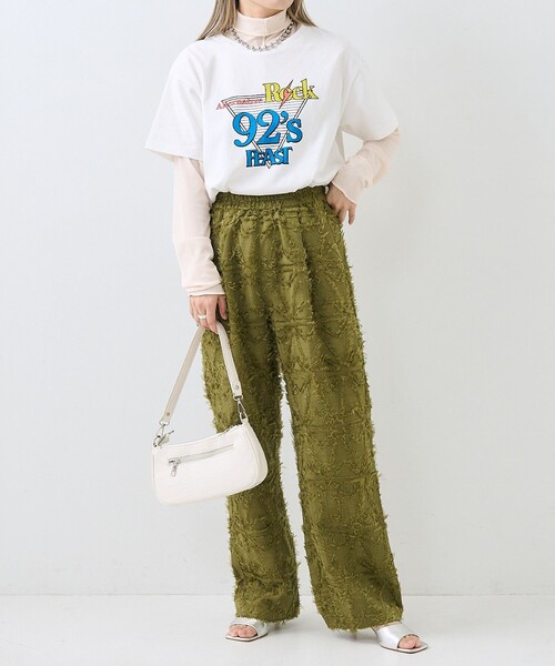 ジュリエ Julie 定番☆ギャザーパンツ☆ カーキー 0サイズ 新品