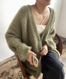 Amiur | shaggy over size cardigan(カーディガン/ボレロ)