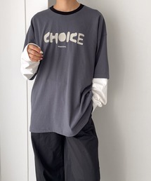 CANAL JEAN | choice_cnl(チョイス) "CHOICE"リンガー半袖Tシャツ(Tシャツ/カットソー)