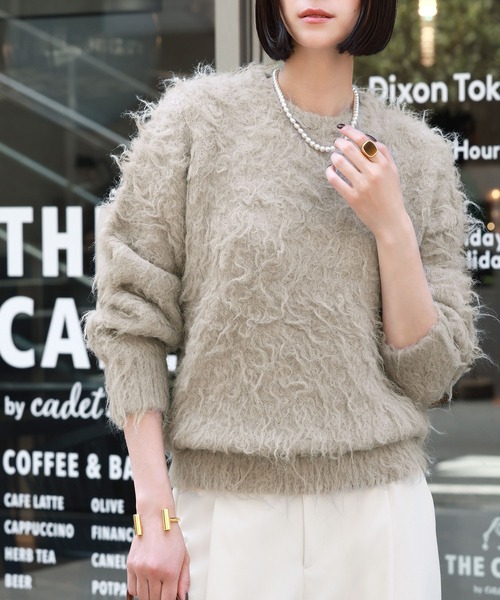 セール】シャギーニットプルオーバー（ニット/セーター）｜ELFRANK