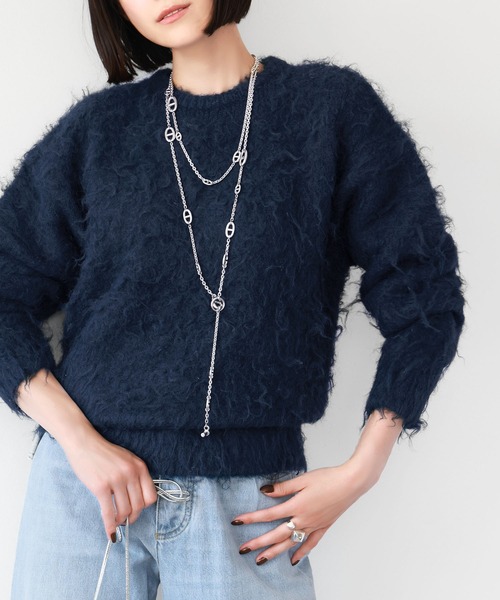 セール】シャギーニットプルオーバー（ニット/セーター）｜ELFRANK