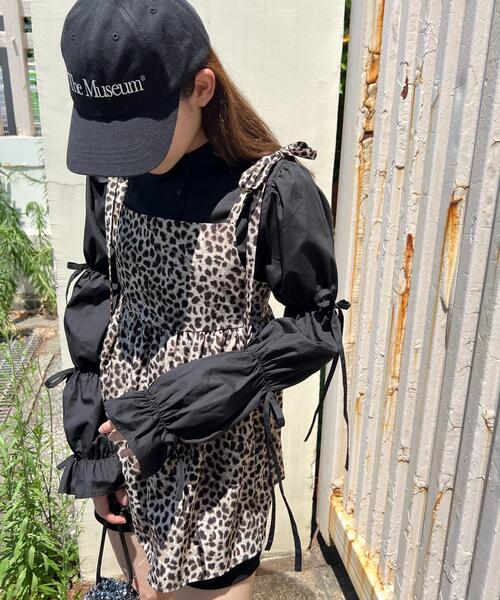 WC（ダブル シー）の「リボンキャンディースリーブブラウス（シャツ/ブラウス・レディース・ホワイト/ブラック・FREE）」の17枚目の写真