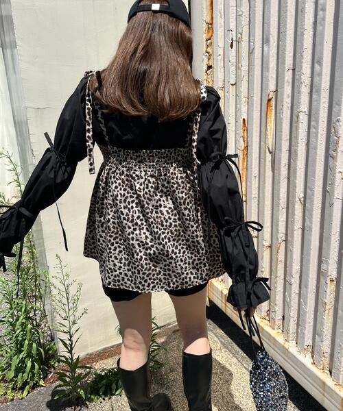 WC（ダブル シー）の「リボンキャンディースリーブブラウス（シャツ/ブラウス・レディース・ホワイト/ブラック・FREE）」の19枚目の写真