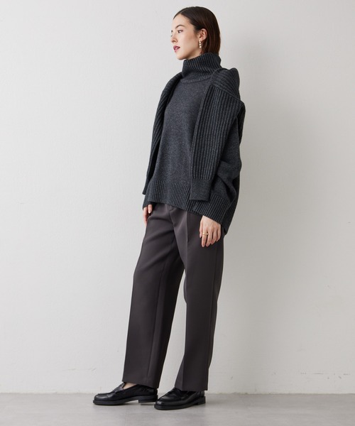 Whim Gazette（ウィムガゼット）の「ウールカーディガン（カーディガン/ボレロ・レディース・ベージュ/チャコールグレー/オフホワイト・FREE）」の20枚目の写真