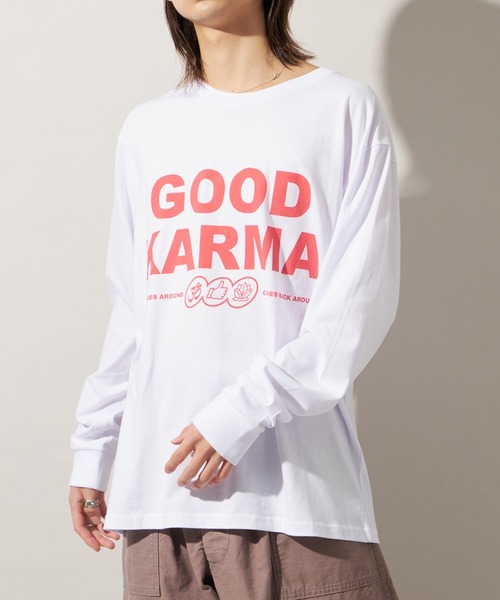 JOURNAL STANDARD(ジャーナルスタンダード)の「【ZOZO限定】ZZ LOSFORNIA STANDARD L/S 2(Tシャツ/カットソー・メンズ・ホワイト系その他2/ホワイト/ホワイト系その他3/ホワイト系その他/ホワイト×イエロー/ホワイト×ブルー/ホワイト×ネイビー/ホワイト×レッド・L/S/M/XS/XXL/XL)」の2枚目の写真