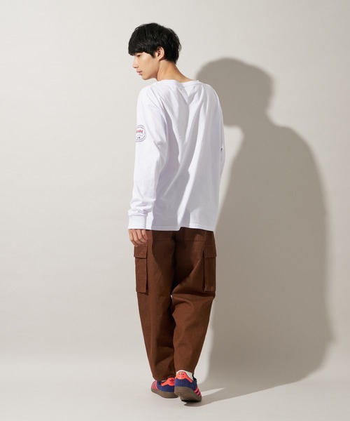 JOURNAL STANDARD(ジャーナルスタンダード)の「【ZOZO限定】ZZ LOSFORNIA STANDARD L/S 2(Tシャツ/カットソー・メンズ・ホワイト系その他2/ホワイト/ホワイト系その他3/ホワイト系その他/ホワイト×イエロー/ホワイト×ブルー/ホワイト×ネイビー/ホワイト×レッド・L/S/M/XS/XXL/XL)」の12枚目の写真
