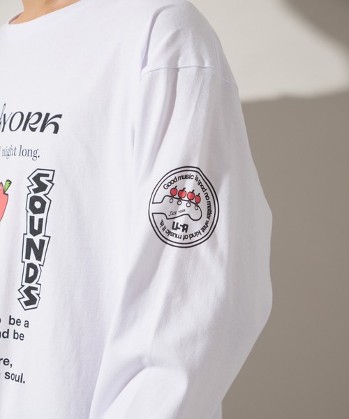 JOURNAL STANDARD(ジャーナルスタンダード)の「【ZOZO限定】ZZ LOSFORNIA STANDARD L/S 2(Tシャツ/カットソー・メンズ・ホワイト系その他2/ホワイト/ホワイト系その他3/ホワイト系その他/ホワイト×イエロー/ホワイト×ブルー/ホワイト×ネイビー/ホワイト×レッド・L/S/M/XS/XXL/XL)」の18枚目の写真