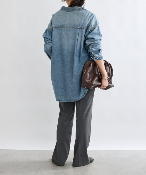 RIVE DOROITE 【MONN.:. （モン）】ビッグデニムシャツ RIVE DROITE｜【名品/リバイバル】【MONN.:.(モン)】Lightビッグ