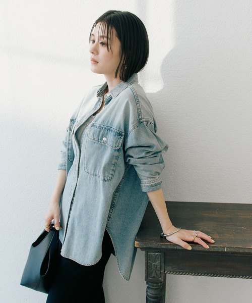 MONN.:./ビッグデニムシャツ（シャツ/ブラウス）｜RIVE DROITE