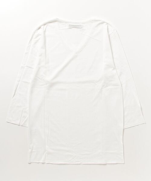 Bling Leads(ブリングリーズ)の「【Bling Leads】アンサンブルVネック7分袖Tシャツ(Tシャツ/カットソー・メンズ・ホワイト・X-LARGE/MEDIUM/LARGE)」の2枚目の写真