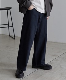 MONO-MART（モノマート）の「【ZOZO限定】ルーズフィットワイドストレートデニムパンツ（デニムパンツ）」