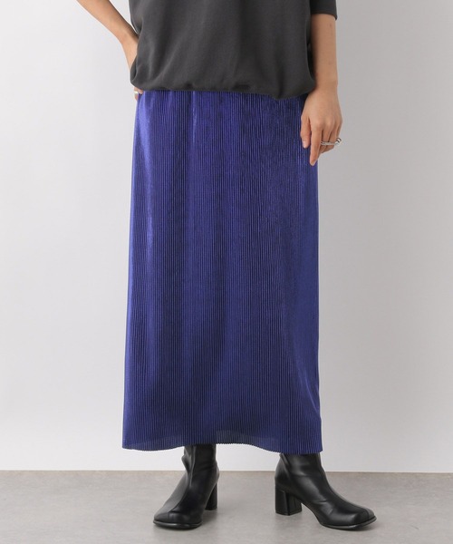 LEPSIM(レプシィム)の「グリッター細プリーツスカート 986463(スカート・レディース・シルバー/ブラック/ブルー・FREE)」の21枚目の写真