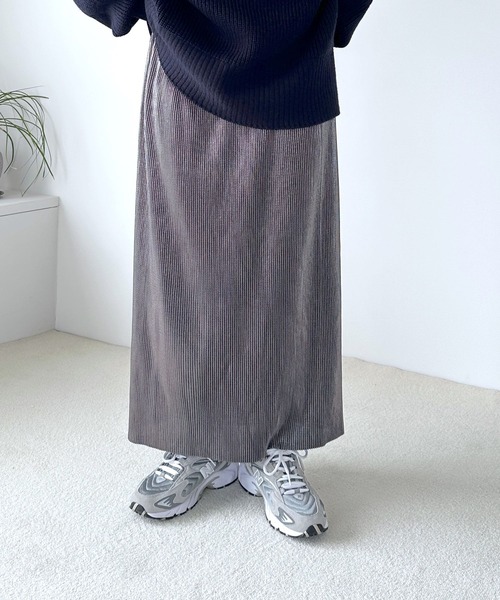 セール】グリッター細プリーツスカート 986463（スカート）｜LEPSIM