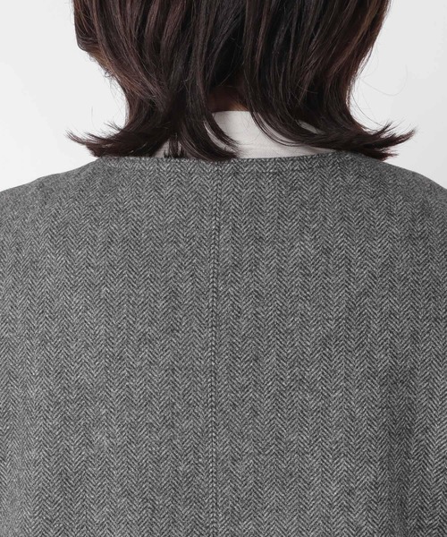 studio CLIP（スタディオクリップ）の「ダブルポケットジャンスカ（ジャンパースカート・レディース・チャコール/ベージュ/ブラウン・ﾌﾘｰ(L)/FREE/PF）」の15枚目の写真