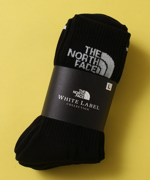 THE NORTH FACE（ザノースフェイス）の「【THE NORTH FACE/ザノースフェイス】ワンポイントロゴ ミッドソックス/靴下(3足セット)（ソックス/靴下・メンズ・ブラック/ホワイト・M/L）」の11枚目の写真