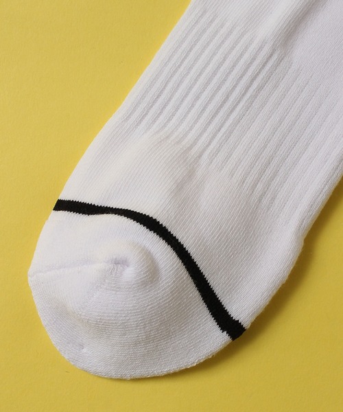 THE NORTH FACE（ザノースフェイス）の「【THE NORTH FACE/ザノースフェイス】ワンポイントロゴ ミッドソックス/靴下(3足セット)（ソックス/靴下・メンズ・ブラック/ホワイト・M/L）」の7枚目の写真