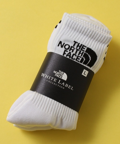 THE NORTH FACE（ザノースフェイス）の「【THE NORTH FACE/ザノースフェイス】ワンポイントロゴ ミッドソックス/靴下(3足セット)（ソックス/靴下・メンズ・ブラック/ホワイト・M/L）」の10枚目の写真