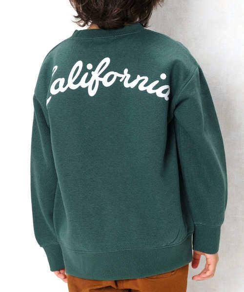 ZI-ON（ジーオン）の「あったか裏起毛 アメカジプリントオーバーサイズトレーナー（スウェット・キッズ・ブラック系その他/グレー系その他2/グレー系その他/グレー系その他3/ブラック/ブルー系その他2/ブラック系その他4/ネイビー/杢グレー/ブルー系その他/ブラック系その他2/グリーン系その他/グレー系その他4/グリーン/ブラック系その他3/サックスブルー・120cm/130cm/140cm/150cm/160cm/110cm）」の13枚目の写真