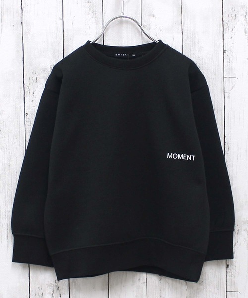 セール】あったか裏起毛 アメカジプリントオーバーサイズトレーナー